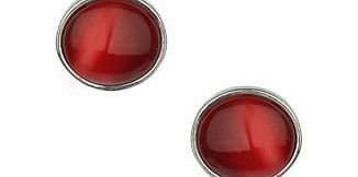 Bhs Red Round Bead Earrings, red 12177163874