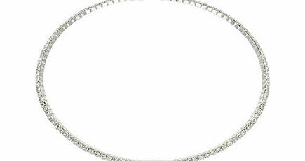 Bhs Rhinestone Choker Necklace, crystal 12178500240