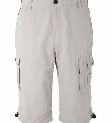 Bhs Sailcloth Trek Cropped Trousers, Cream BR57E01GNAT