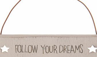 Sass  Belle cream Follow your dreams retro