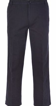 Bhs Side Elasticated Navy Chinos, Blue BR58D01CNVY