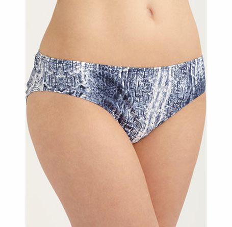 Snake Print Bikini Bottom, blue 272481483