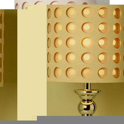 Suede Holes Ceiling Shade, cream 9711160005