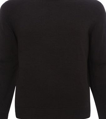 Bhs Supersoft Black Crew Neck Jumper, Black