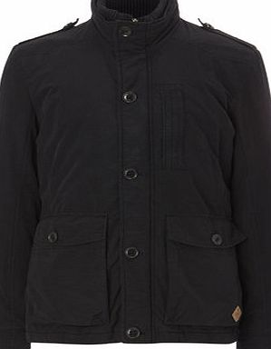 Bhs Trait Double Funnel Neck Jacket, Black BR56A02GBLK