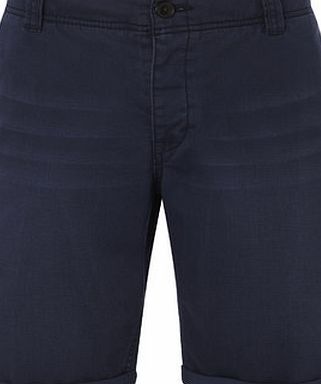 Bhs Trait Navy Chino Shorts, Blue BR57C02GBLU