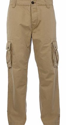 Bhs Trait Sand Cargo Trousers, Cream BR58E03ENAT