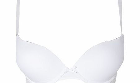 Bhs White Cleavage Bra, white 2304540306