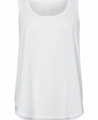 Bhs White Neppy Swing Vest, white 2424340306