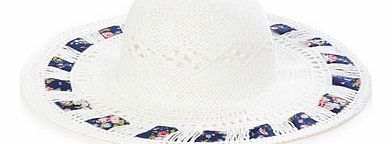 White Thread Through Hat, white 6605330306