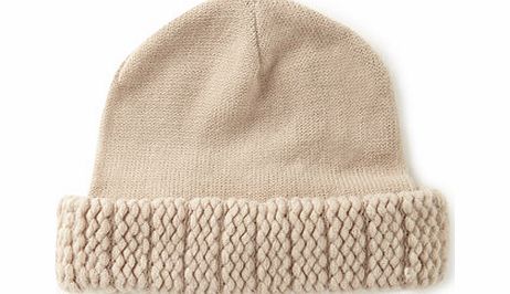 Womens Beige Supersoft Beanie, beige 6605520431