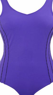 Bhs Womens Black And Purple Triple Side Tape Sport