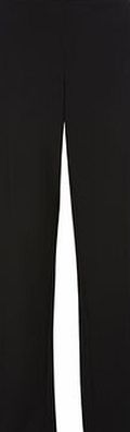 Bhs Womens Black Bar Detail Straight Leg Trouser,