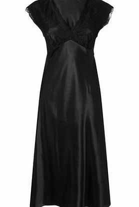 Bhs Womens Black Champagne Long Chemise, black