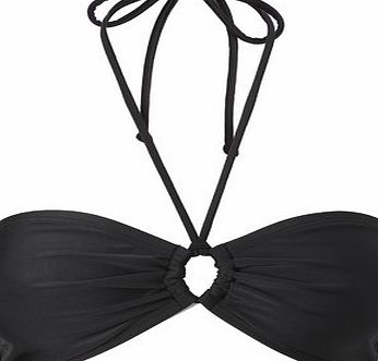 Bhs Womens Black Great Value Plain Bandeau Bikini