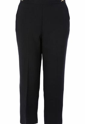 Bhs Womens Black Petite Snaffle Trousers, black