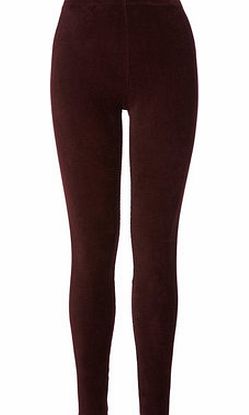 Bhs Womens Claret Cord Legging, claret 2207120028