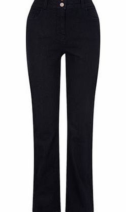 Bhs Womens Darkwash Straight Leg Slim and Shape 29``