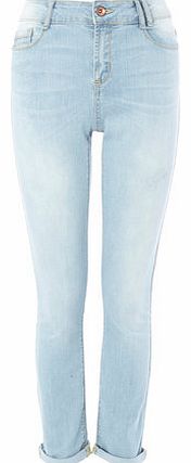 Womens Lightwash Slim Leg Jean, lightwash