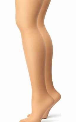 Bhs Womens Natural Tan 2 Pair Pack Control Top