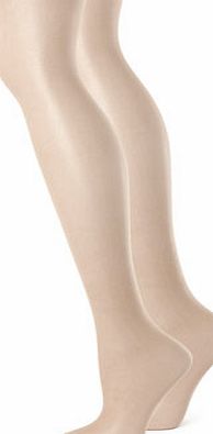 Bhs Womens Natural Tan 2 Pairs 15 Denier Bodyfree