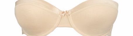 Womens Nude Satin Trim Multiway Bra, nude