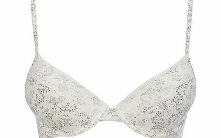 Womens Rose marl Softie T-Shirt Bra, rose marl