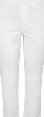 Bhs Womens White Crop Denim Jegging, white 18970030001