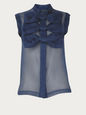 TOPS NAVY 14 UK BIBA-T-FLEUR