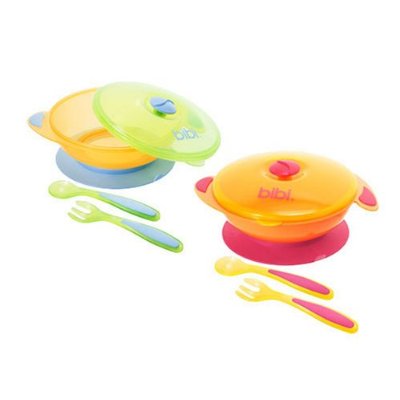 Bibi Feeding Bowl and Cutlery Set