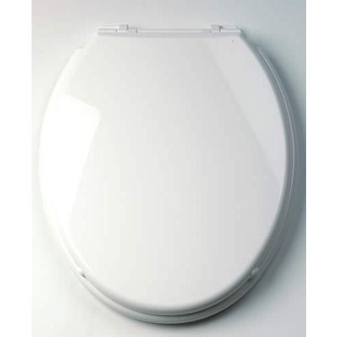 Bibs and Stuff Rymax Family Toilet Seat Polypropylene Gloss White