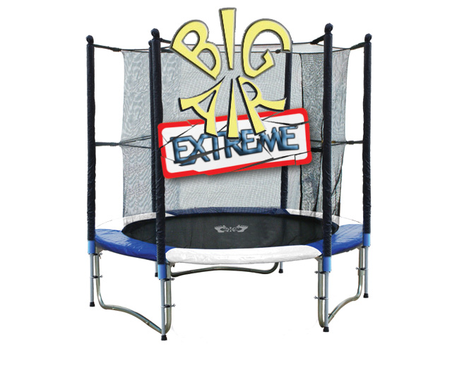 Big Air 8ft Trampoline Big Air Extreme Safety Enclosure