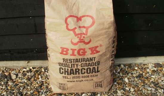 Big K LUMPWOOD BARBEQUE CHARCOAL 15KG FINEST QUALITY RESTAURANT GRADE LONG LASTING