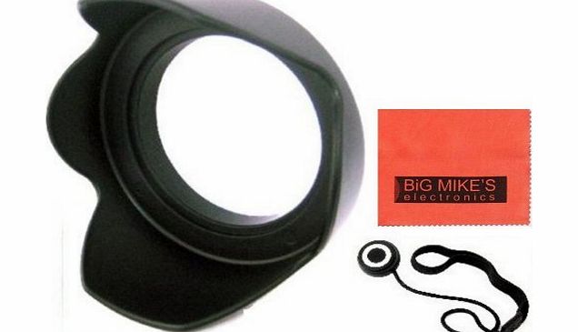 Big Mikes  58Mm Digital Tulip Flower Lens Hood For Canon Digital Eos Rebel Digital Slr Cameras Which Has Any Of These (18-55Mm, 55-250Mm, 55-250Mm, 18-250Mm, 18-250Mm, 75-300Mm, 50Mm 1.4 , 55-200Mm. 70