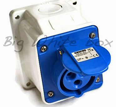 Garage Hook Up Socket - 16Amp - Waterproof IP44 - Caravan / Motorhome / Industrial