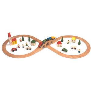 Bigjigs Toys Figure Of Eight Train Set 43 Piece