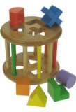 Bigjigs Toys Wooden Rolling Shape Sorter