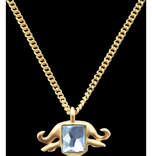 Gold Plated Buffalo Pendant