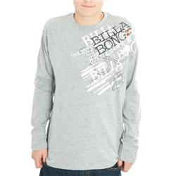 Boys Cution LS T-Shirt - Grey Heather