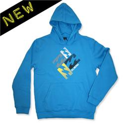 Boys Quadrant Hoody - Acid Blue