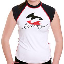 Ladies Keen SS Rashvest - White