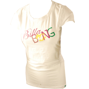 Ladies Billabong Chandrani T-Shirt. White