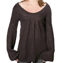 Ladies Reno Knit Sweatshirt - Raven