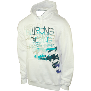 Mens Billabong Hydro Hoody. White