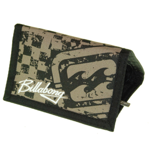 Mens Billabong Surf Trip Check Wallet. Dune