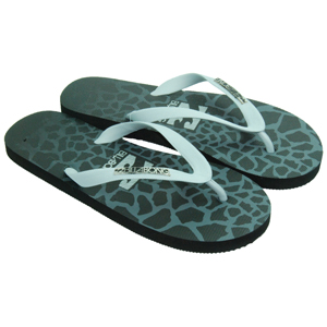 Mens Billabong Animal Flip Flops. Black