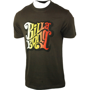 Mens Billabong Freeline T-Shirt. Turkish Coffee