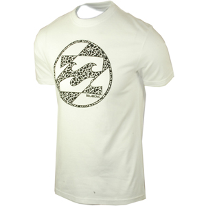 Mens Billabong Scummy T-Shirt. White