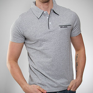 Star Polo shirt - Heather Grey