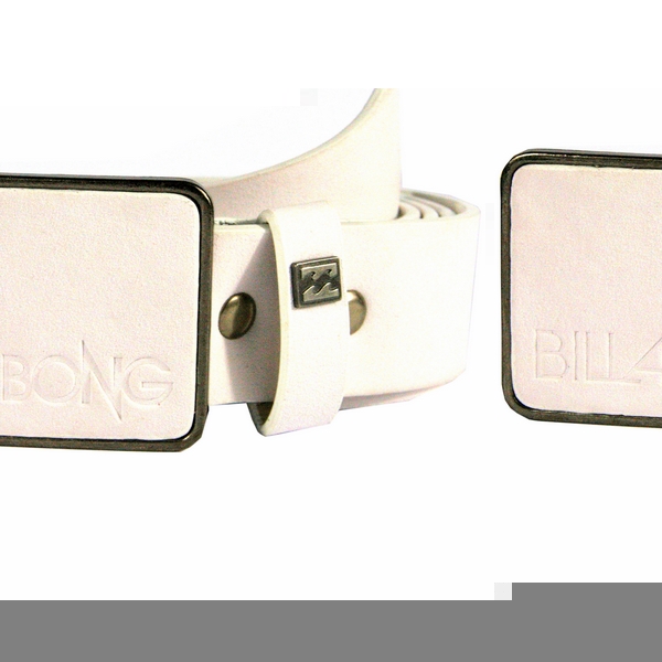 White Seizure PVC Belt by